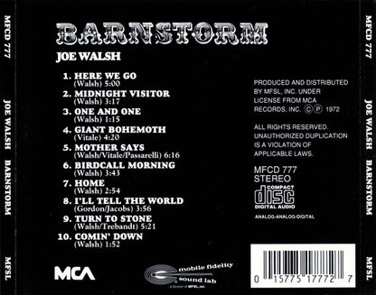 Joe Walsh : Barnstorm (CD, Album, RE, RM)