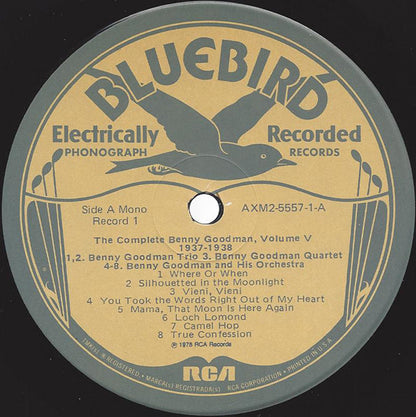 Benny Goodman : The Complete Benny Goodman, Volume V / 1937-1938 (2xLP, Comp, Mono, Gat)