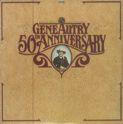 Gene Autry : Gene Autry 50th Anniversary (2xLP, Comp, Club, Gat)