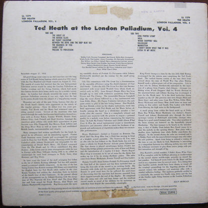 Ted Heath And His Orchestra : Ted Heath At The London Palladium Vol. 4 (LP, Album)