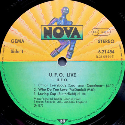UFO (5) : Live (LP, Album, RE)