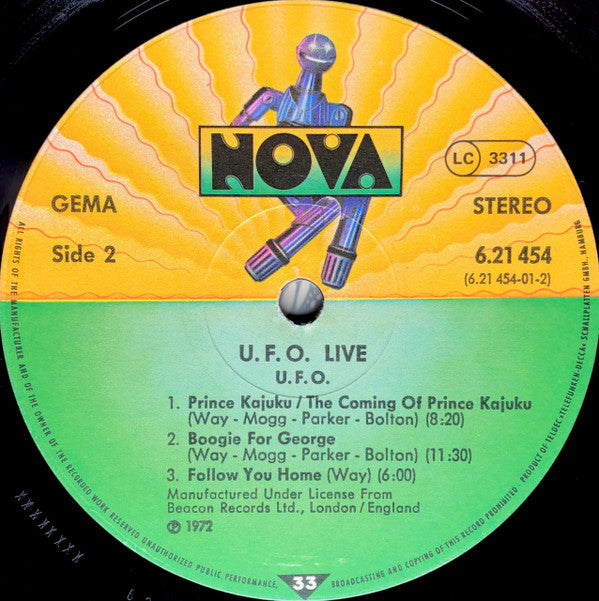 UFO (5) : Live (LP, Album, RE)
