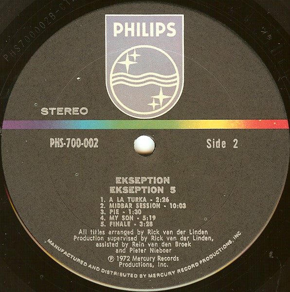 Ekseption : 5 (LP, Album)
