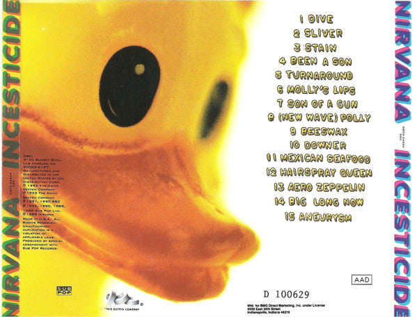 Nirvana : Incesticide (CD, Comp, Club, BMG)