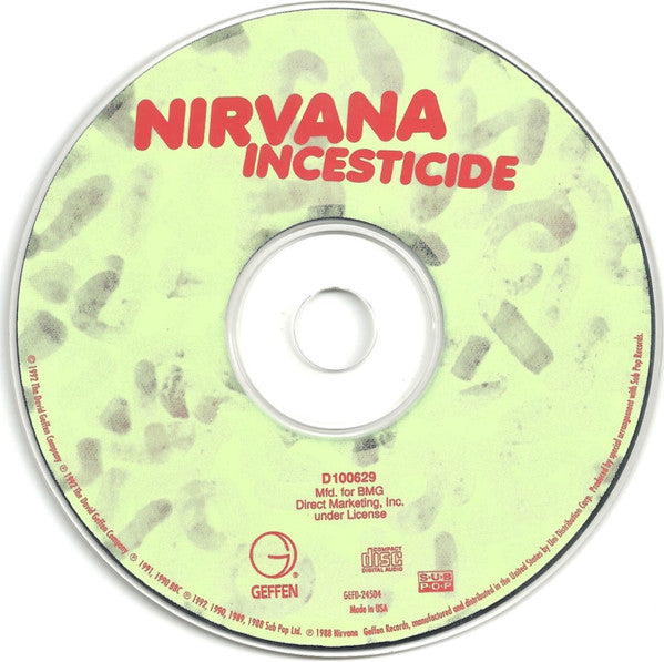Nirvana : Incesticide (CD, Comp, Club, BMG)