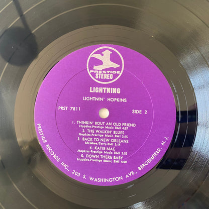 Lightnin' Hopkins : Lightnin' (The Blues of Lightnin' Hopkins) (LP, RM)