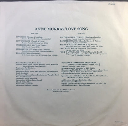 Anne Murray : Love Song (LP, Album, Win)