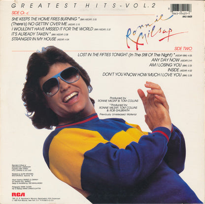 Ronnie Milsap : Greatest Hits, Vol. 2 (LP, Comp, Ind)