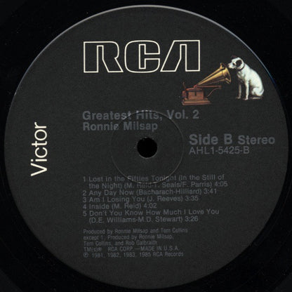 Ronnie Milsap : Greatest Hits, Vol. 2 (LP, Comp, Ind)