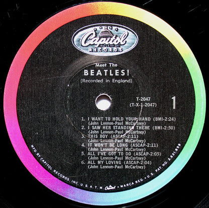 The Beatles : Meet The Beatles! (LP, Album, Mono, Los)