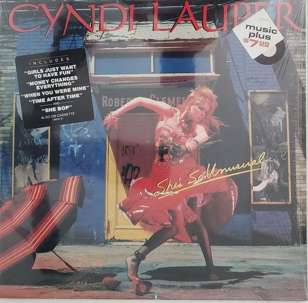 Cyndi Lauper : She's So Unusual (LP, Album, Pit)