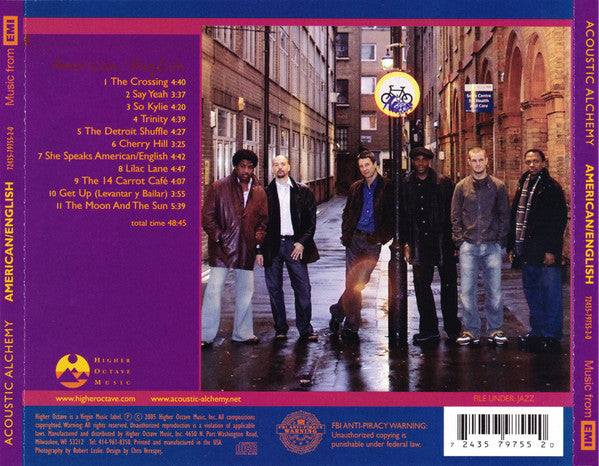 Acoustic Alchemy : American / English (CD, Album)