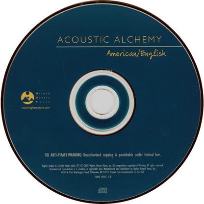 Acoustic Alchemy : American / English (CD, Album)