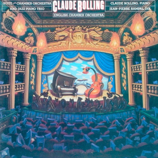 Claude Bolling - English Chamber Orchestra - Jean-Pierre Rampal : Suite For Chamber Orchestra And Jazz Piano Trio (LP, Album, Pit)
