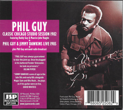 Phil Guy, Jimmy Dawkins : Classic Chicago Studio Session 1982 (2xCD)