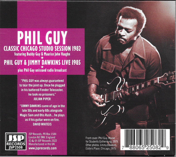 Phil Guy, Jimmy Dawkins : Classic Chicago Studio Session 1982 (2xCD)