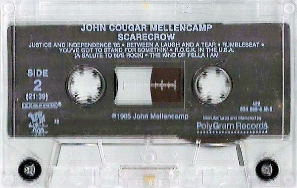 John Cougar Mellencamp : Scarecrow (Cass, Album, 72)
