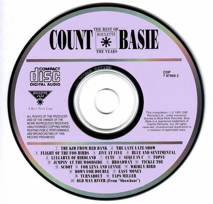 Count Basie : "The Best Of" The Roulette Years (CD, Comp)