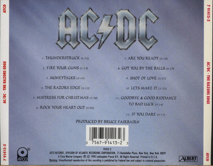 AC/DC : The Razors Edge (CD, Album, RE, RP)