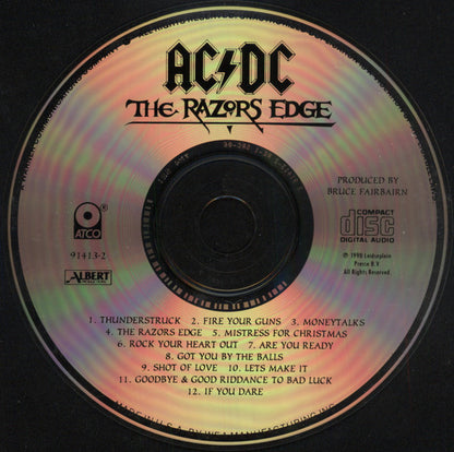 AC/DC : The Razors Edge (CD, Album, RE, RP)