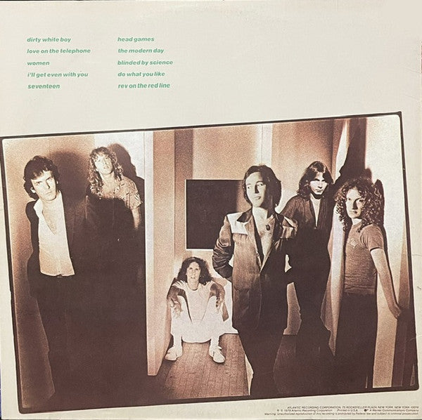 Foreigner : Head Games (LP, Album, Gol)