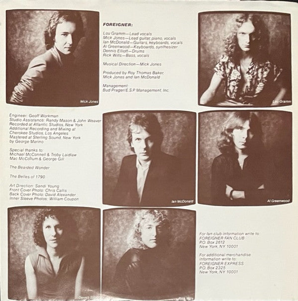 Foreigner : Head Games (LP, Album, Gol)