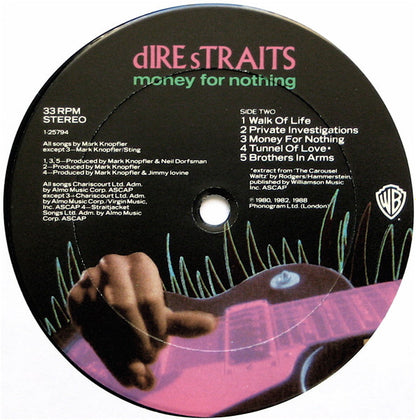 Dire Straits : Money For Nothing (LP, Comp, Club, Col)