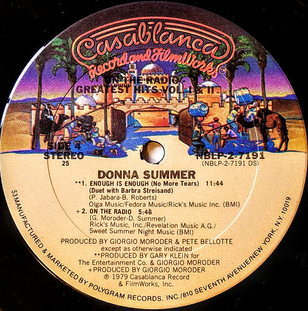 Donna Summer : On The Radio: Greatest Hits Vol. 1 & 2 (2xLP, Album, Comp, Club, P/Mixed, San)