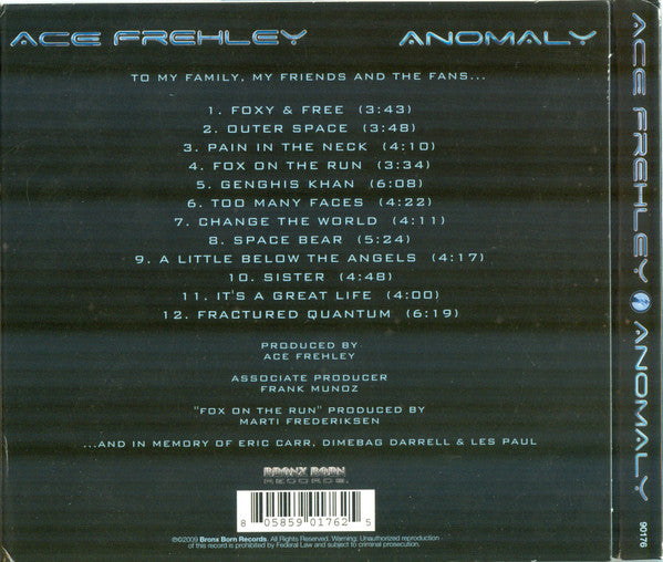 Ace Frehley : Anomaly (CD, Album, Ltd, Sli)
