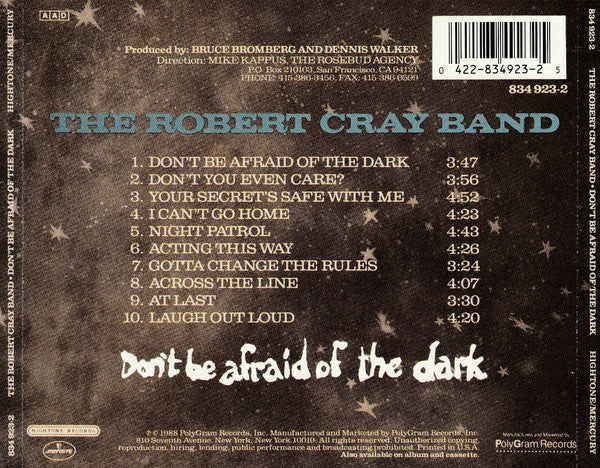 The Robert Cray Band : Don't Be Afraid Of The Dark (CD, Album)