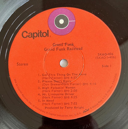 Grand Funk Railroad : Grand Funk (LP, Album, RP, Win)