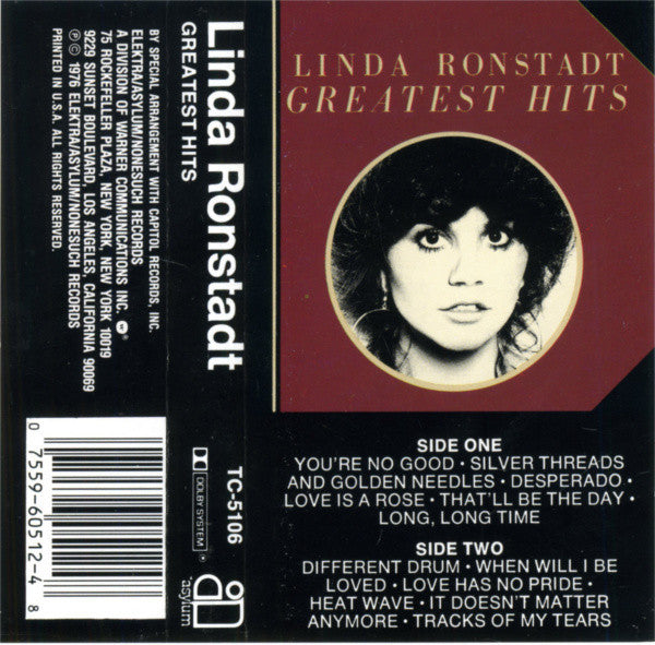 Linda Ronstadt : Greatest Hits (Cass, Comp, RE)