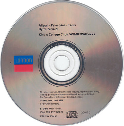King's College Choir, Cambridge* : Great Choral Classics (2xCD, Comp)