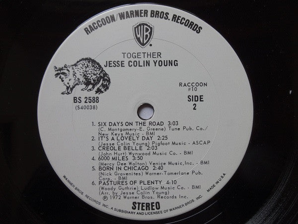 Jesse Colin Young : Together (LP, Album, San)