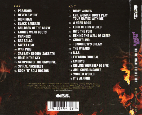 Black Sabbath : The Ultimate Collection (2xCD, Comp, RE, RM, RP)