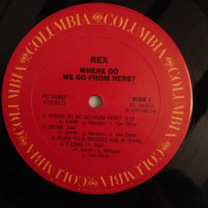 Rex (29) : Where Do We Go From Here? (LP, Album)