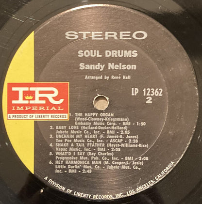 Sandy Nelson : Soul Drums (LP, Album)