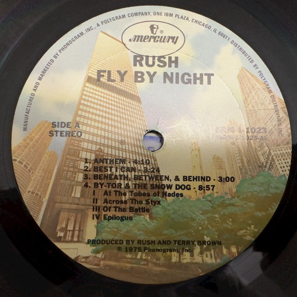Rush : Fly By Night (LP, Album, RP, Ter)