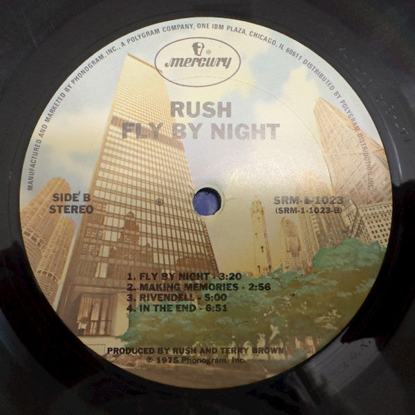 Rush : Fly By Night (LP, Album, RP, Ter)