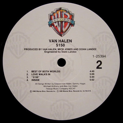 Van Halen : 5150 (LP, Album)