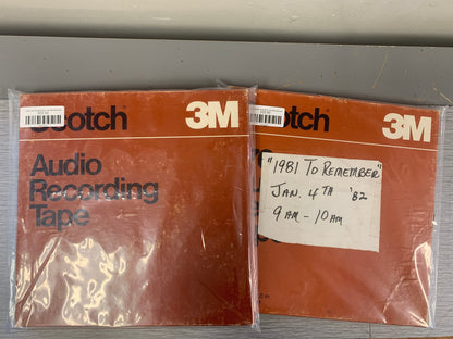 Scotch Audio Recording Tape Plastic Reel 3M w/box USED