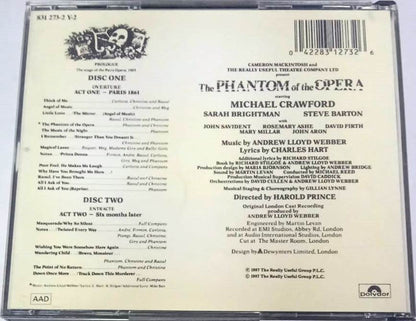 Andrew Lloyd Webber : The Phantom Of The Opera (2xCD, Album)