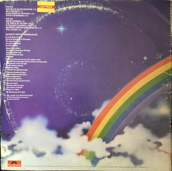 Buy Rainbow : Ritchie Blackmore's Rainbow (LP, Album, San) Online