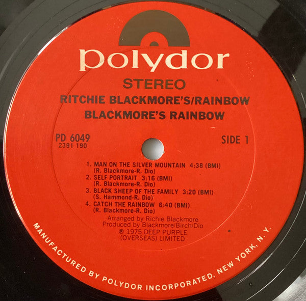 Buy Rainbow : Ritchie Blackmore's Rainbow (LP, Album, San) Online