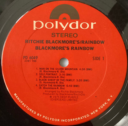Rainbow : Ritchie Blackmore's Rainbow (LP, Album, San)