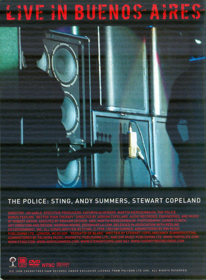 The Police : Certifiable (Live In Buenos Aires) (2xDVD-V, NTSC + 2xCD)