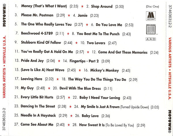 Various : Hitsville USA • The Motown Singles Collection 1959-1971 (4xCD, Comp, Mono + Box)