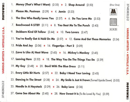 Various : Hitsville USA • The Motown Singles Collection 1959-1971 (4xCD, Comp, Mono + Box)