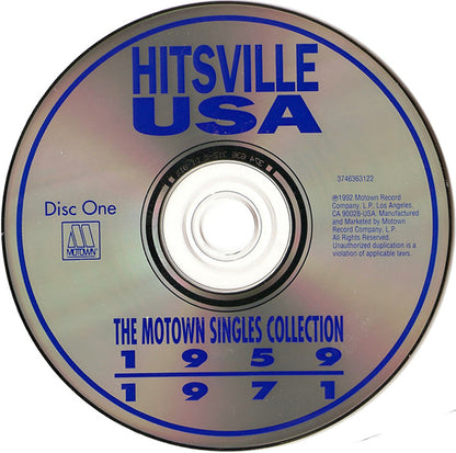 Various : Hitsville USA • The Motown Singles Collection 1959-1971 (4xCD, Comp, Mono + Box)