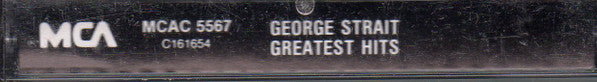 George Strait : Greatest Hits (Cass, Comp, Club)